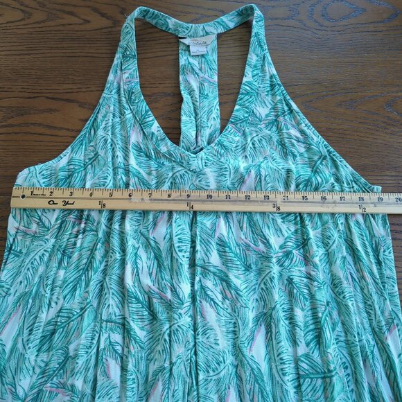 Bob Timberlake sleeveless summer Tropical Maxi dress size XL tall - Picture 14 of 16